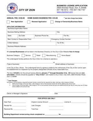 zion building department|Contractor Forms :: City of Zion.